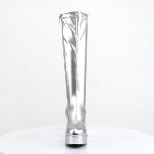 EXOTICA-2000 Silver Stretch Patent CURRENT Funtasma US Size (Women's): 6