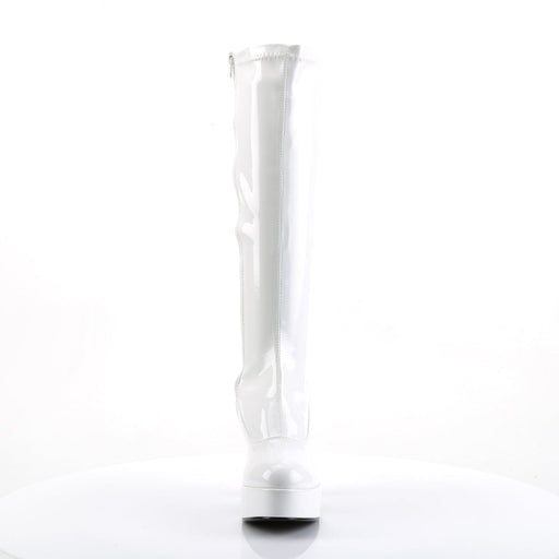 EXOTICA-2000 White Stretch Patent CURRENT Funtasma US Size (Women's): 6