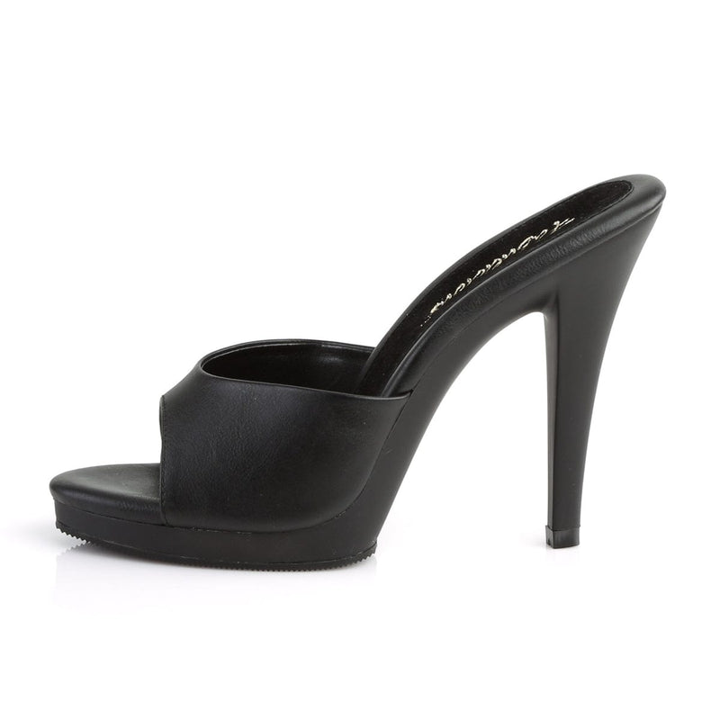 FLAIR-401-2 Black Pu/Black CURRENT Fabulicious US Size (Women's): 5