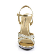 FLAIR-419(G) Gold Multi Glitter/Clear CURRENT Fabulicious US Size (Women's): 5