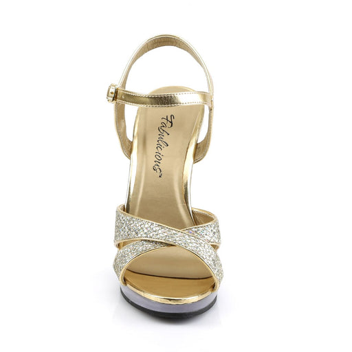FLAIR-419(G) Gold Multi Glitter/Clear CURRENT Fabulicious US Size (Women's): 5