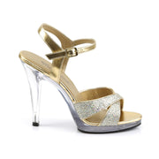 FLAIR-419(G) Gold Multi Glitter/Clear CURRENT Fabulicious US Size (Women's): 5