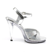 FLAIR-419(G) Silver Multi Glitter/Clear CURRENT Fabulicious US Size (Women's): 5