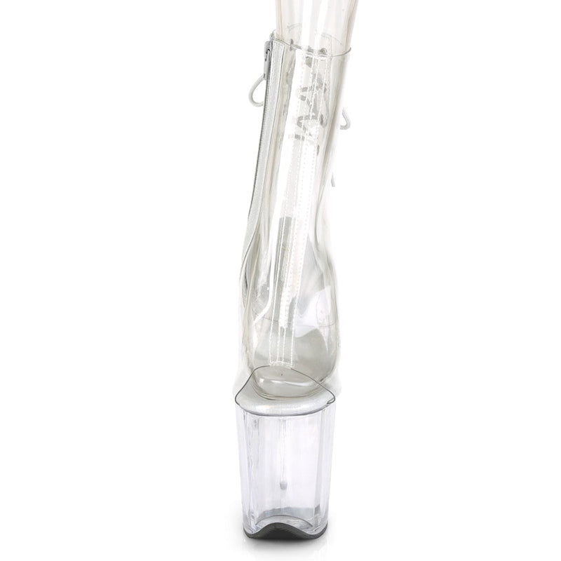 FLAMINGO-1018C Clear/Clear Ankle Boot Pleaser US Size (Women's): 5