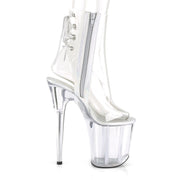 FLAMINGO-1018C Clear/Clear Ankle Boot Pleaser US Size (Women's): 5