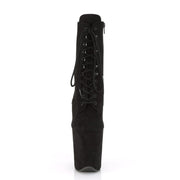 FLAMINGO-1020FS Black Faux Suede/Black Faux Suede Ankle Boot Pleaser US Size (Women's): 5