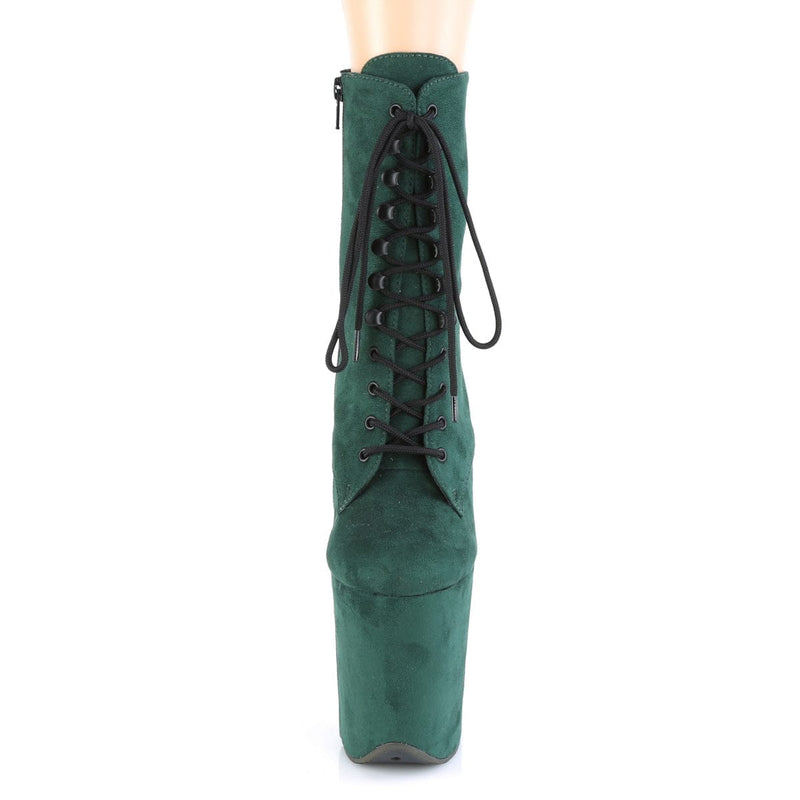 FLAMINGO-1020FS Emerald Green F. Suede/Emerald Green F.Suede Ankle Boot Pleaser US Size (Women's): 5
