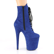 FLAMINGO-1020FS Royal Blue Faux Suede/Royal Blue Faux Suede Ankle Boot Pleaser US Size (Women's): 5