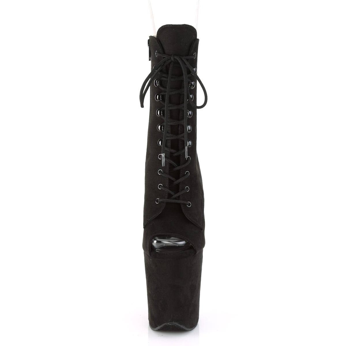 FLAMINGO-1021FS Black Faux Suede/Black Faux Suede Ankle Boot Pleaser US Size (Women's): 5