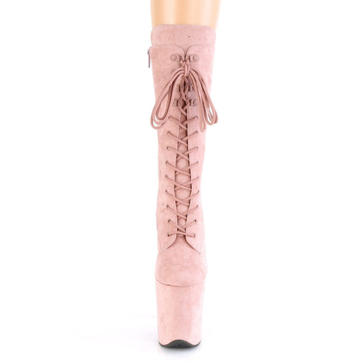 FLAMINGO-1050FS Dusty Blush F. Suede/Dusty Blush F.Suede Mid-Calf Boot Pleaser US Size (Women's): 5