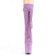 FLAMINGO-1050FS Lilac Faux Suede/Lilac Faux Suede Mid-Calf Boot Pleaser US Size (Women's): 5