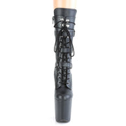 FLAMINGO-1053 Black Faux Leather/Black Faux Leather Mid-Calf Boot Pleaser US Size (Women's): 5
