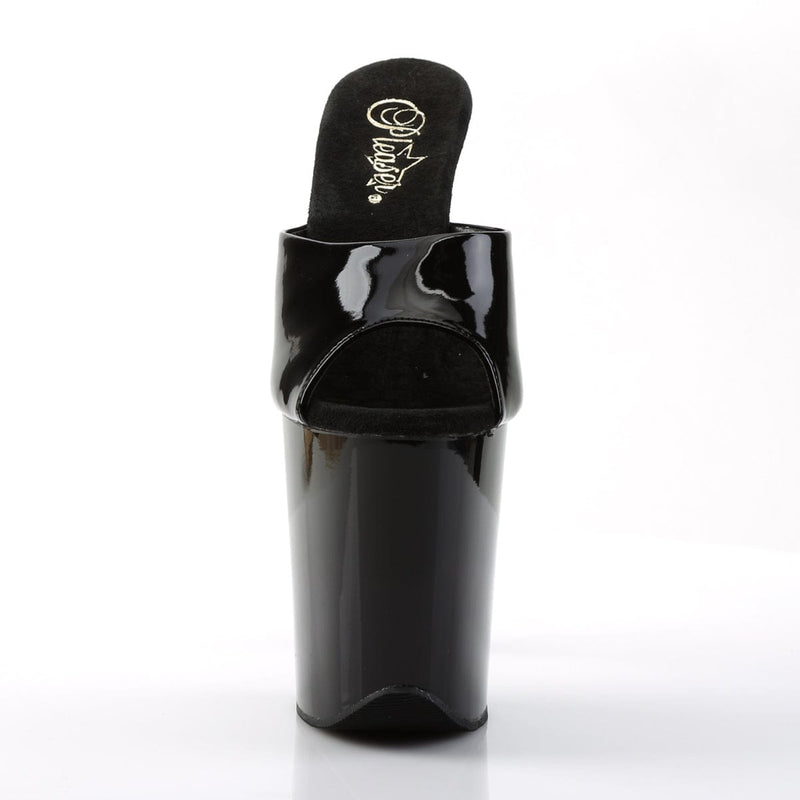 FLAMINGO-801 Black Patent/Black Slide Pleaser US Size (Women's): 5