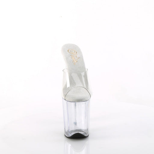 FLAMINGO-801 Clear/Clear Slide Pleaser US Size (Women's): 5