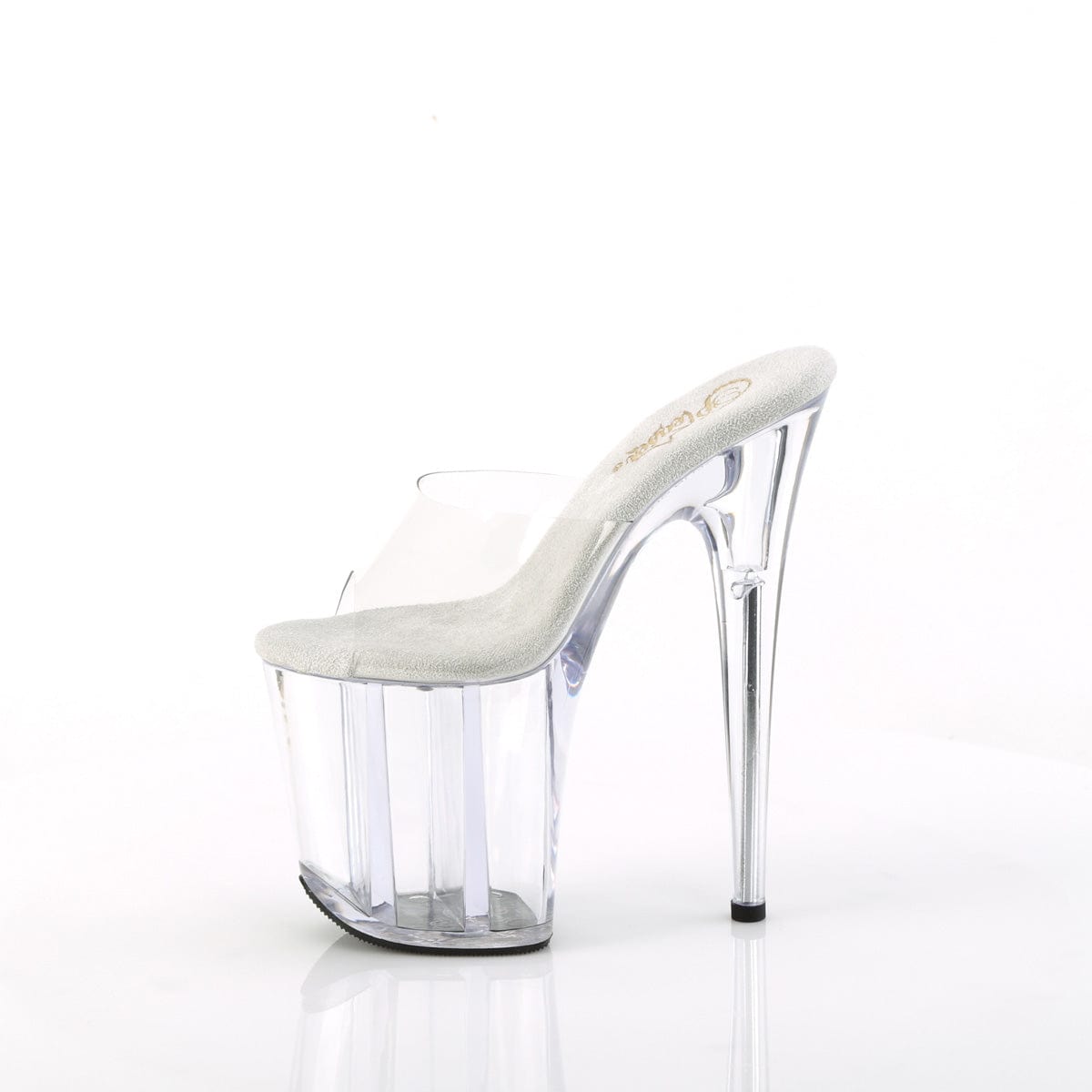 FLAMINGO-801 Clear/Clear Slide Pleaser US Size (Women's): 5
