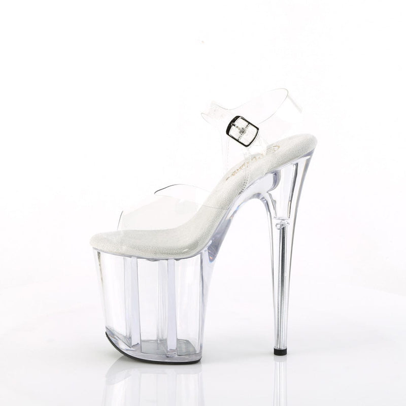 FLAMINGO-808 Clear/Clear Platform Sandal Pleaser US Size (Women's): 5