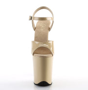 FLAMINGO-809 Cream Patent/Cream Platform Sandal Pleaser US Size (Women's): 5