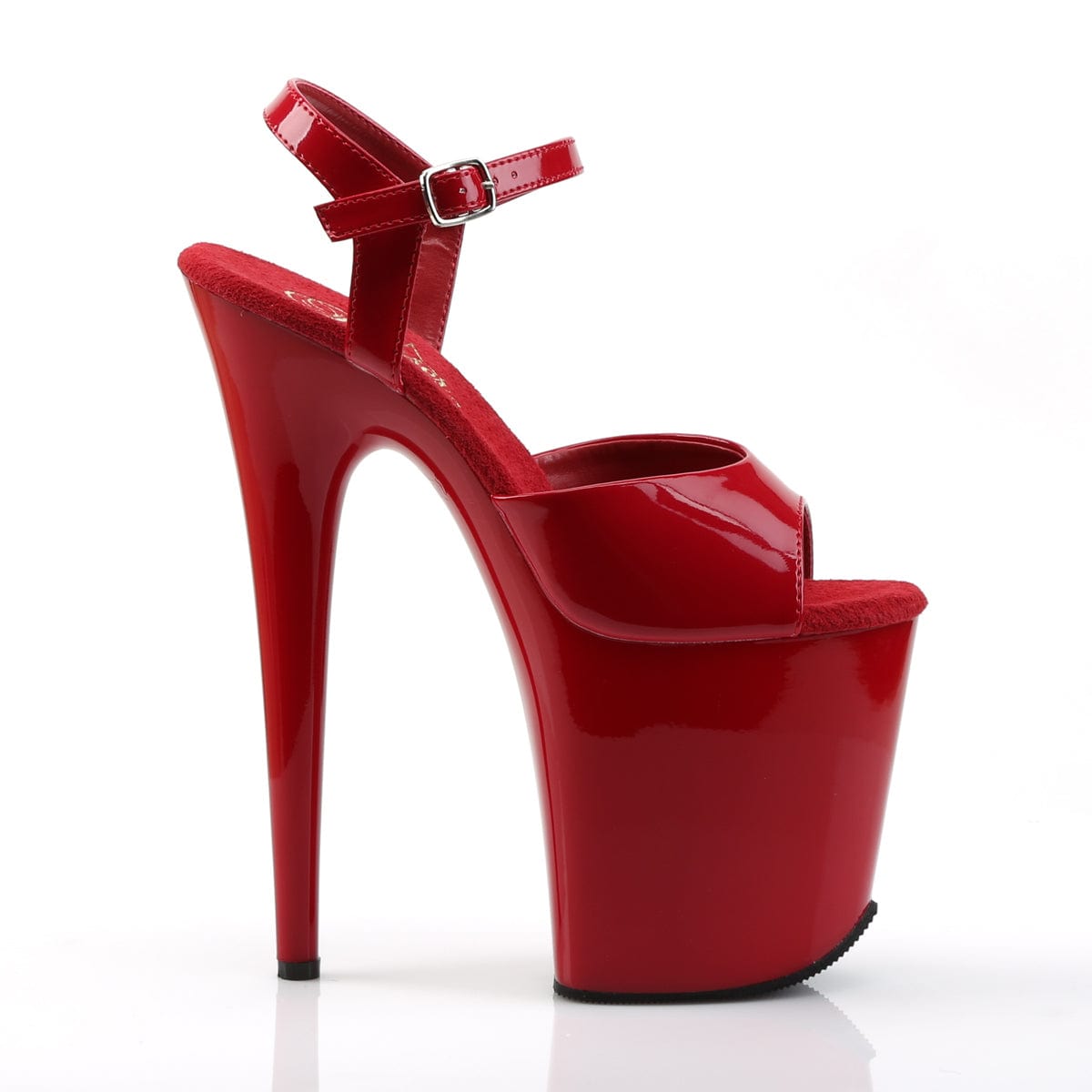 FLAMINGO-809 Red Patent/Red Platform Sandal Pleaser US Size (Women's): 5