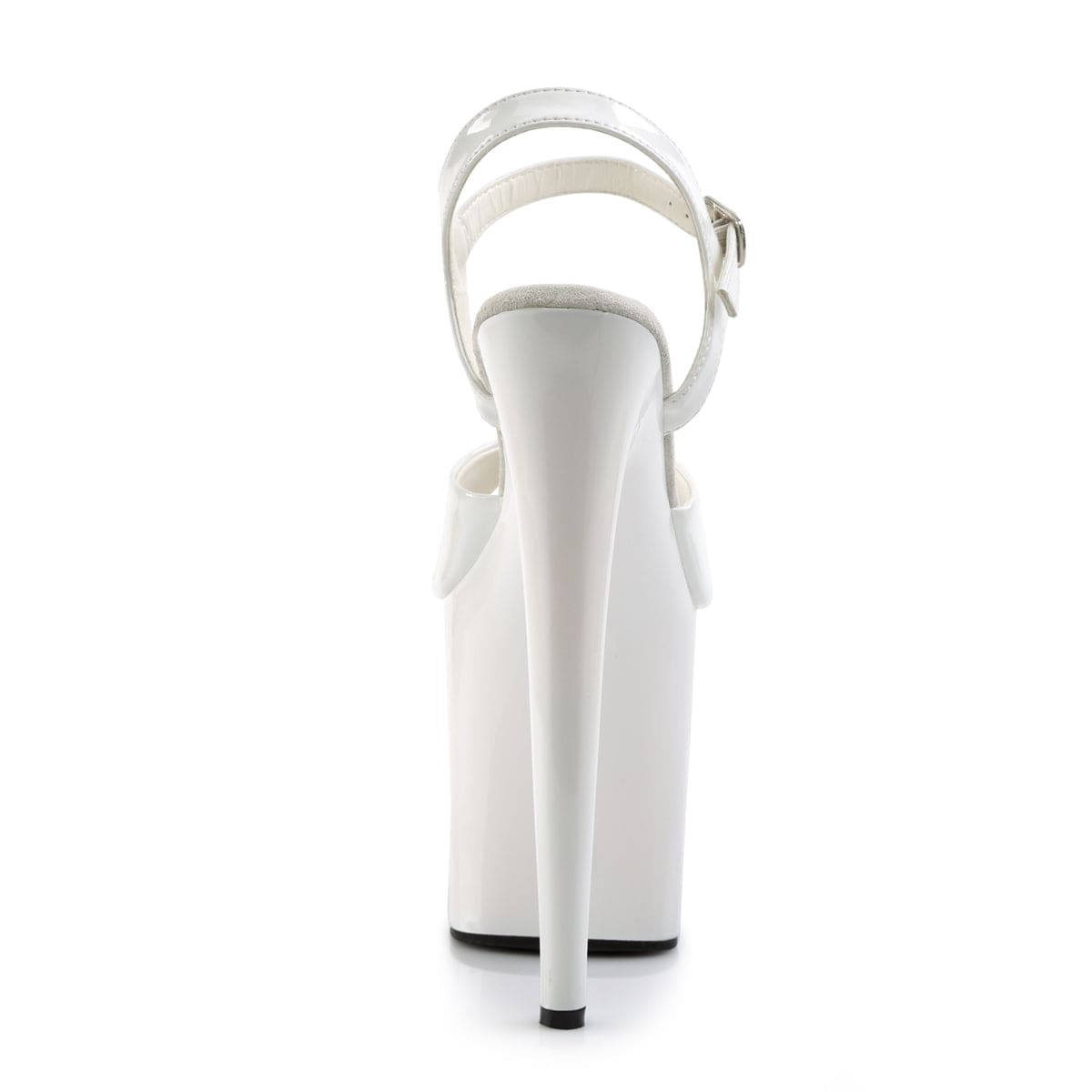 FLAMINGO-809 White Patent/White Platform Sandal Pleaser US Size (Women's): 5