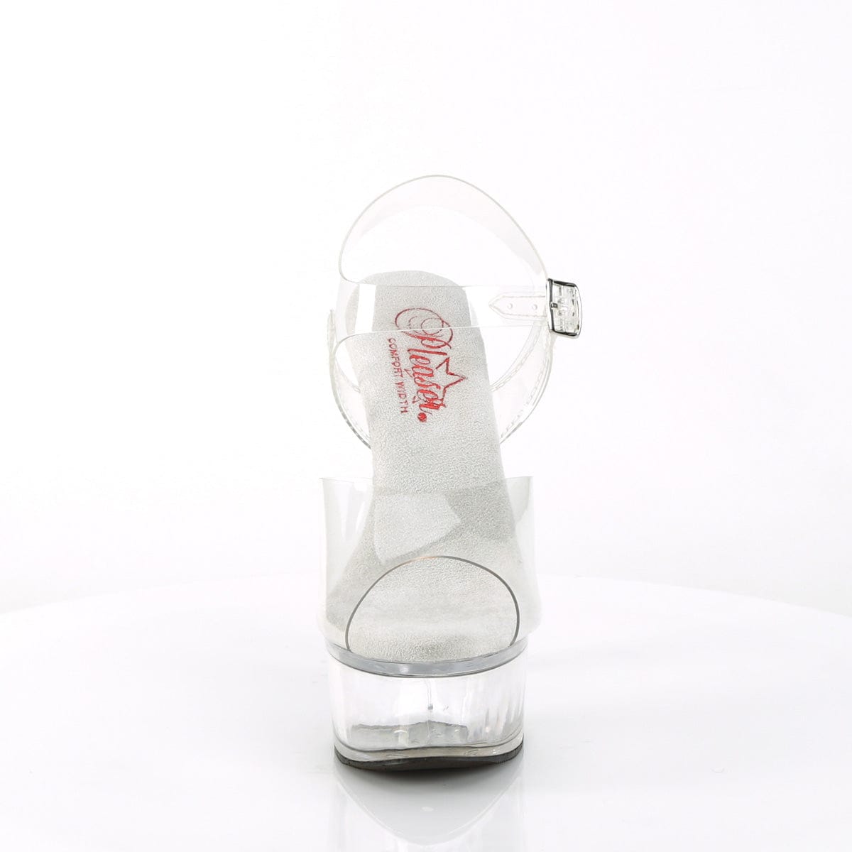 GLEAM-608 Clear/Clear Platform Sandal Pleaser US Size (Women's): 5