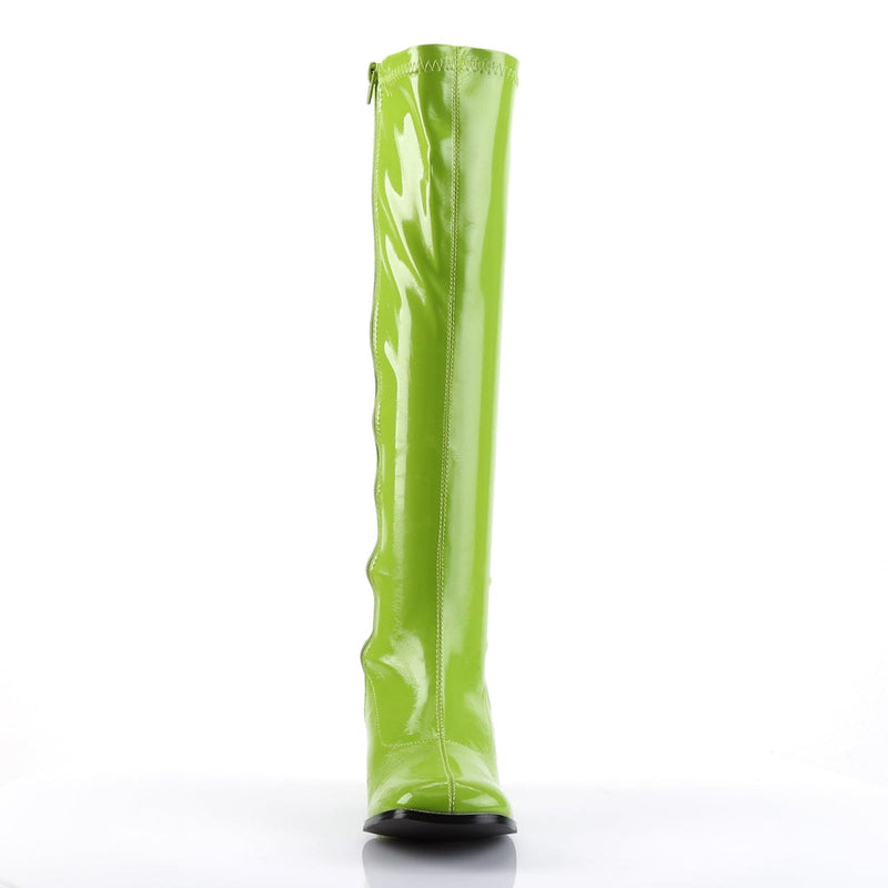 GOGO-300 Lime Green Stretch Patent CURRENT Funtasma US Size (Women's): 5