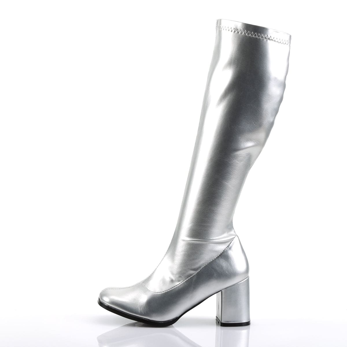 GOGO-300 Silver Metallic Stretch Pu CURRENT Funtasma US Size (Women's): 5