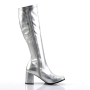 GOGO-300 Silver Metallic Stretch Pu CURRENT Funtasma US Size (Women's): 5