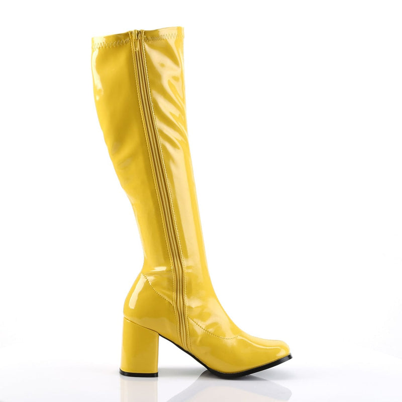 GOGO-300 Yellow Stretch Patent CURRENT Funtasma US Size (Women's): 5