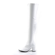 GOGO-3000 White Stretch Patent CURRENT Funtasma US Size (Women's): 5