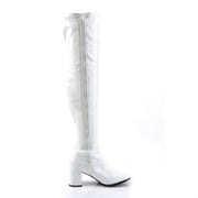 GOGO-3000 White Stretch Patent CURRENT Funtasma US Size (Women's): 5