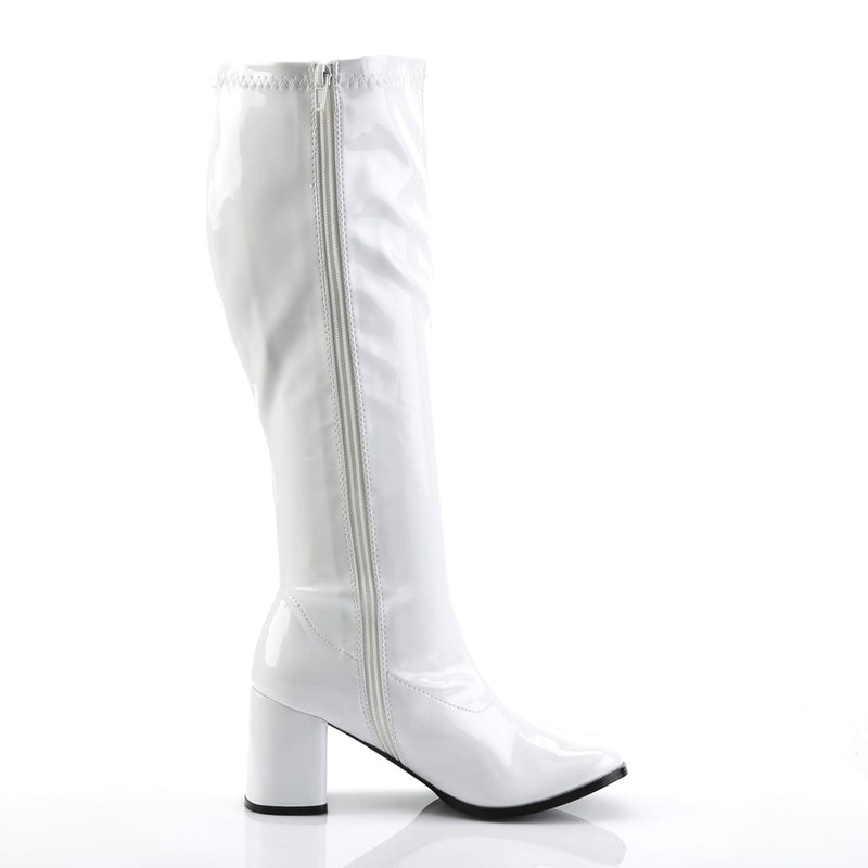 GOGO-300WC White Stretch Patent CURRENT Funtasma US Size (Women's): 6