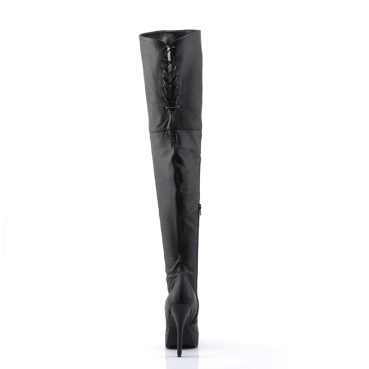 INDULGE-3011 Black Leather (P) CURRENT Devious US Size (Women's): 6