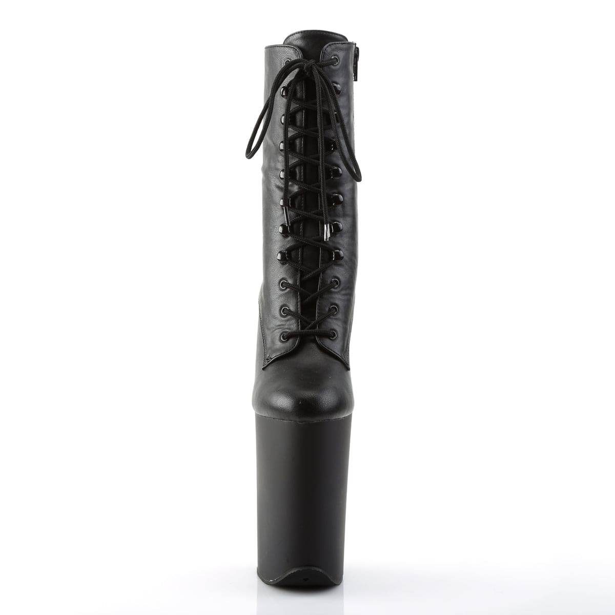 INFINITY-1020 Black Faux Leather/Black Matte Ankle Boot Pleaser US Size (Women's): 5