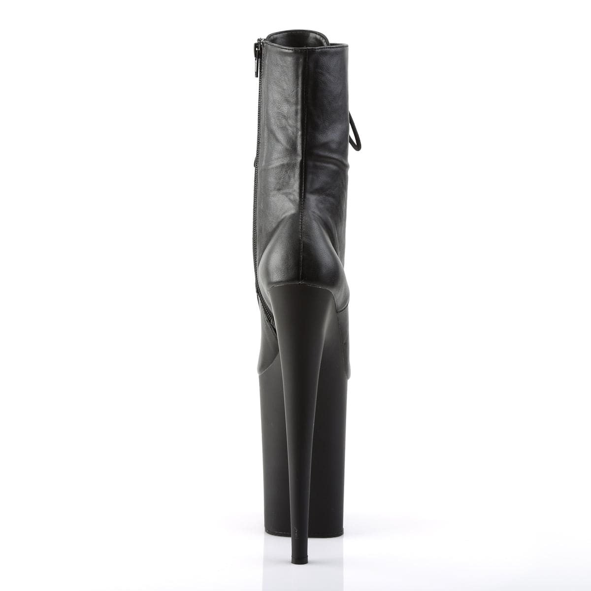 INFINITY-1020 Black Faux Leather/Black Matte Ankle Boot Pleaser US Size (Women's): 5