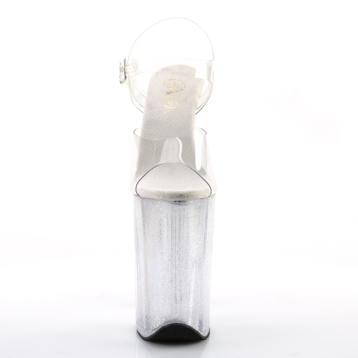 INFINITY-908MG Clear/Clear Platform Sandal Pleaser US Size (Women's): 5
