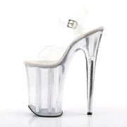 INFINITY-908MG Clear/Clear Platform Sandal Pleaser US Size (Women's): 5