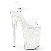 INFINITY-908MG Clear/Clear Platform Sandal Pleaser US Size (Women's): 5