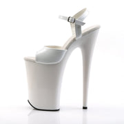 INFINITY-909 White/White Platform Sandal Pleaser US Size (Women's): 5