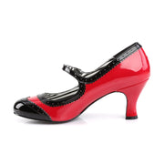 JENNA-06 Red-Black Patent CURRENT Pleaser Pink Label US Size (Women's): 9