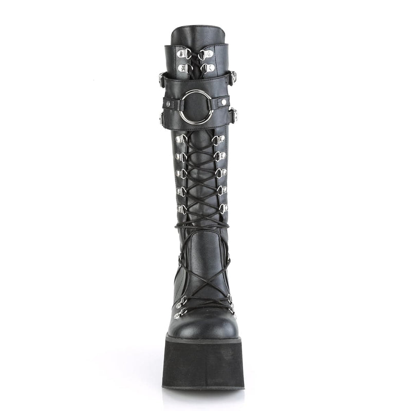 KERA-200 Black Vegan Leather Knee Boot Demonia US Size (Women's): 5