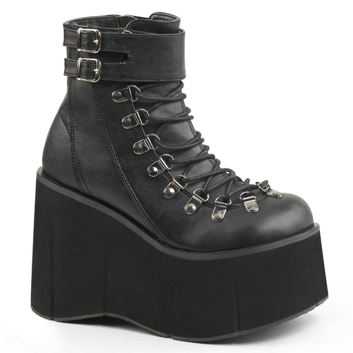 KERA-21 Black Vegan Leather Ankle Boot Demonia US Size (Women's): 5