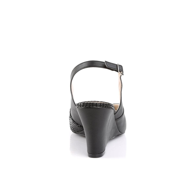 KIMBERLY-01SP Black Faux Leather SALE Pleaser Pink Label US Size (Women's): 9