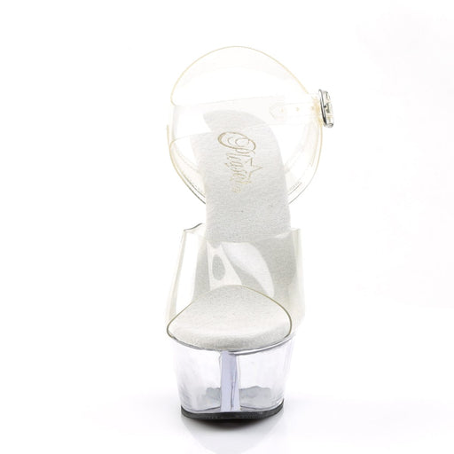 KISS-208 Clear/Clear Platform Sandal Pleaser US Size (Women's): 5