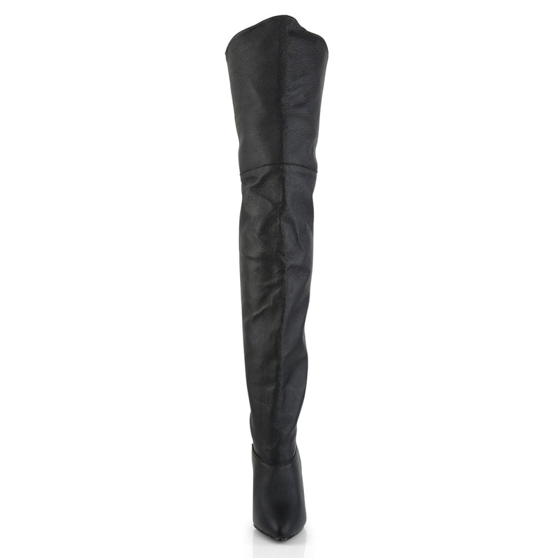 LEGEND-8868 Black Leather (P) Thigh Boot Pleaser US Size (Women's): 5