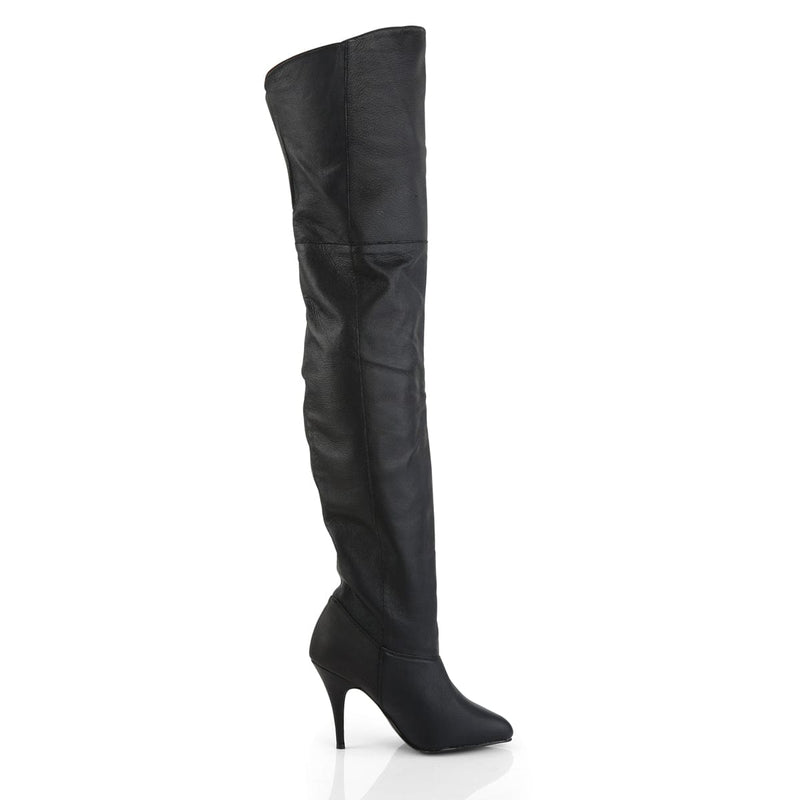 LEGEND-8868 Black Leather (P) Thigh Boot Pleaser US Size (Women's): 5