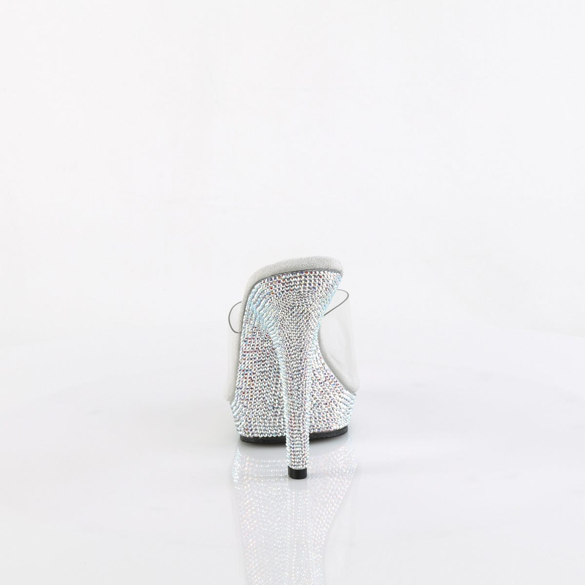 LIP-101DM Clear/ Silver Multi Rhinestones CURRENT Fabulicious US Size (Women's): 5