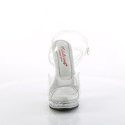 MAJESTY-508SDT Clear Sandals NEW Fabulicious US Size (Women's): 5
