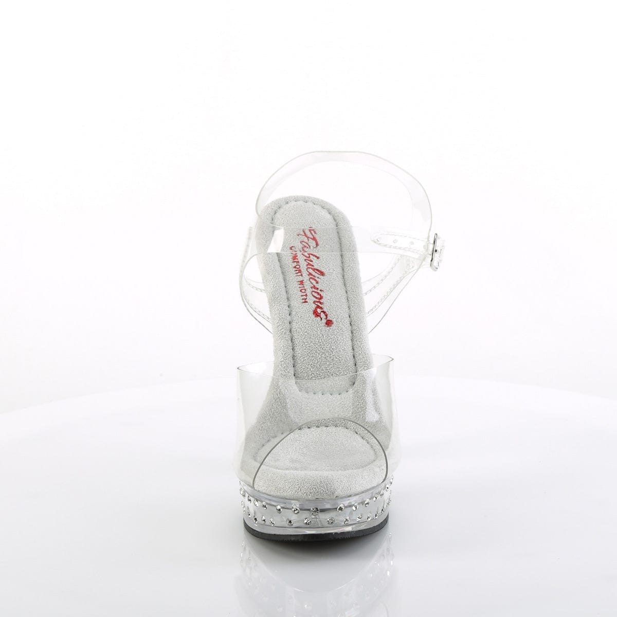 MAJESTY-508SDT Clear Sandals NEW Fabulicious US Size (Women's): 5