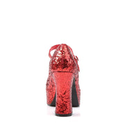Mary Jane-50G Red Glitter CURRENT Funtasma US Size (Women's): 6