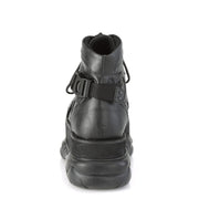 NEPTUNE-181 Black Vegan Leather Ankle Boot Demonia US Size (Unisex/Men's): 4
